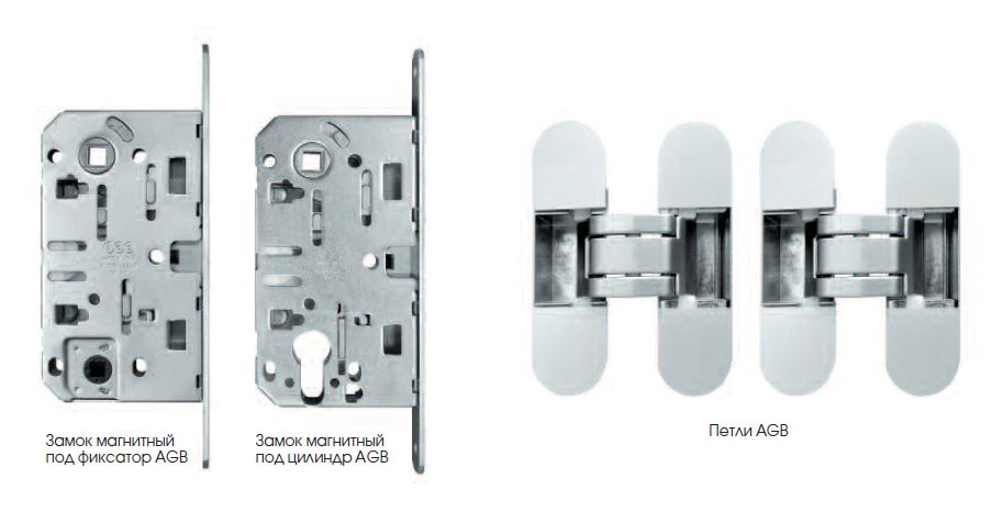 Accessories for interior doors.