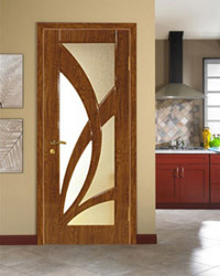 Interior doors for bathrooms and kitchens.